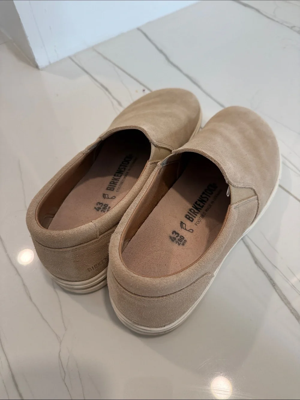 Birkenstock suede upper